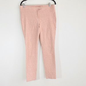 Simply Vera Vera Wang Rose Colored Textured Pants